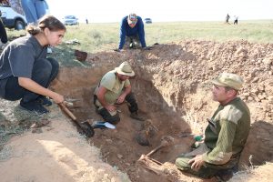 Астраханские патриоты завершили учебно-поисковую экспедицию в Республики Калмыкия